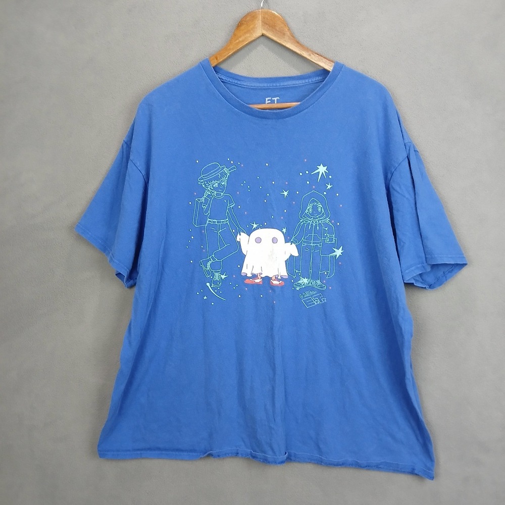 ET Extra Terrestrial Loot Crate Exclusive T Shirt Womens 3XL Blue Ghost Anime